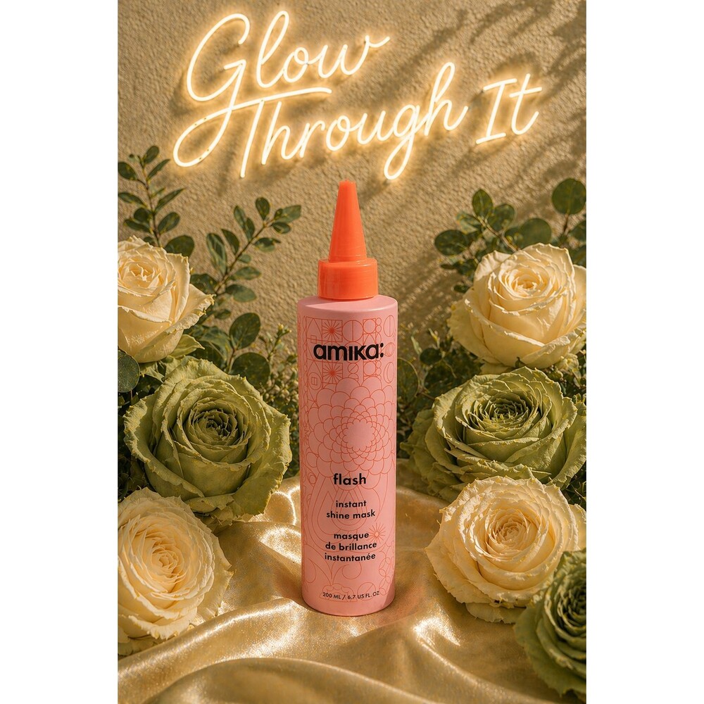 Amika Flash Instant Shine Mask Instant Shine Treatment Hair Care 6.7 oz NEW